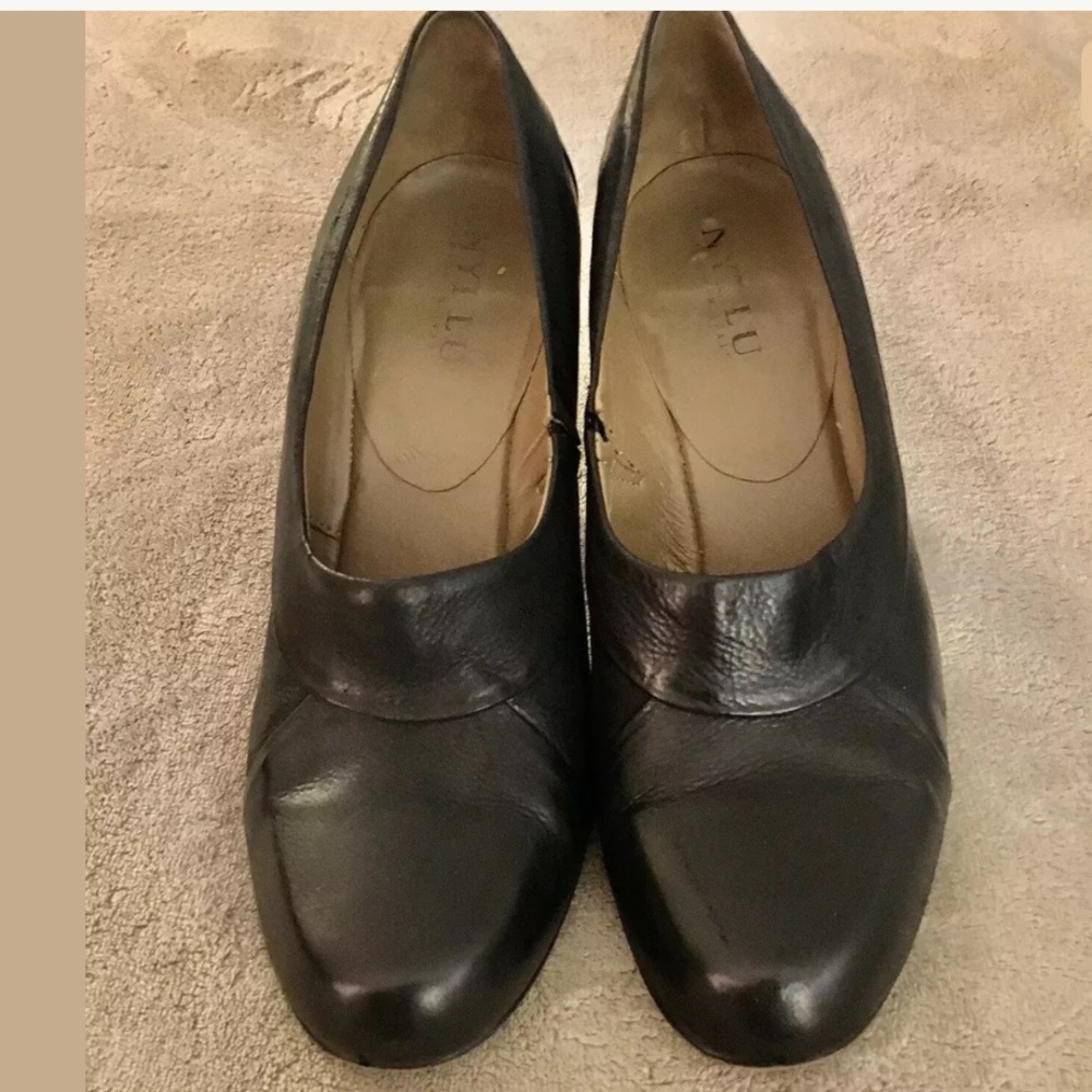 Anyi Lu Black Leather Shoes